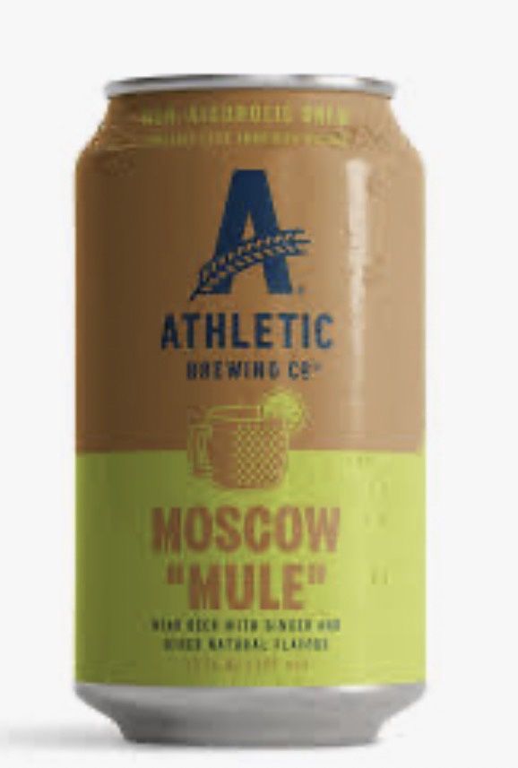 ATHLETIC MOSCOW "MULE" INSPIRED NON-ALCOHOLIC BEER 4PK CANS