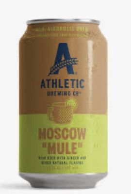 ATHLETIC MOSCOW "MULE" INSPIRED NON-ALCOHOLIC BEER 4PK CANS