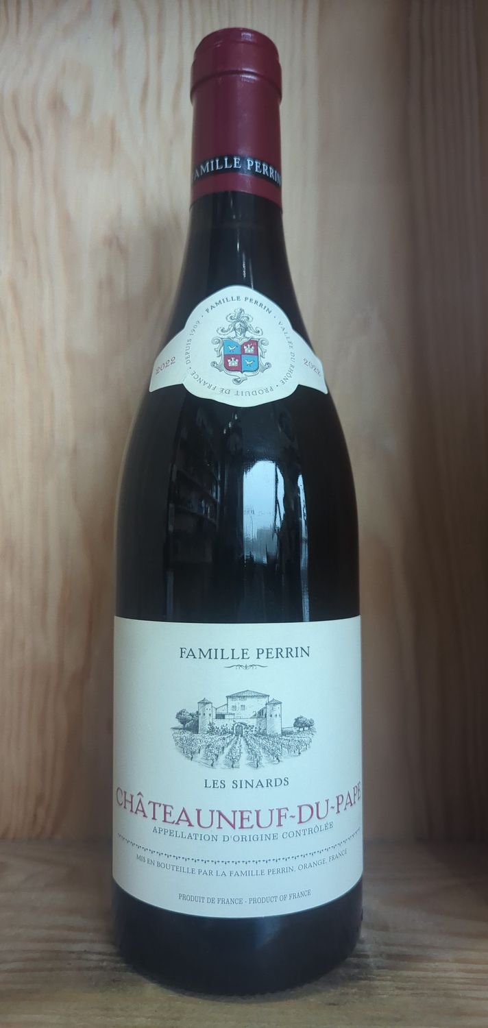 PERRIN CHATEAUNEUF DU PAPE LES SINARDS 2022 JEB DUNNUCK 92 POINTS