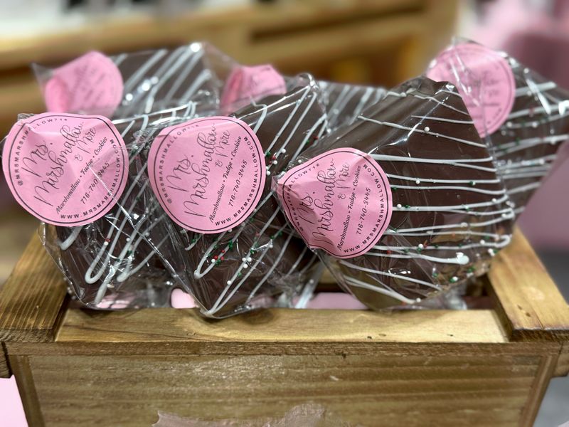 Chocolate Covered Marshmallow Pop