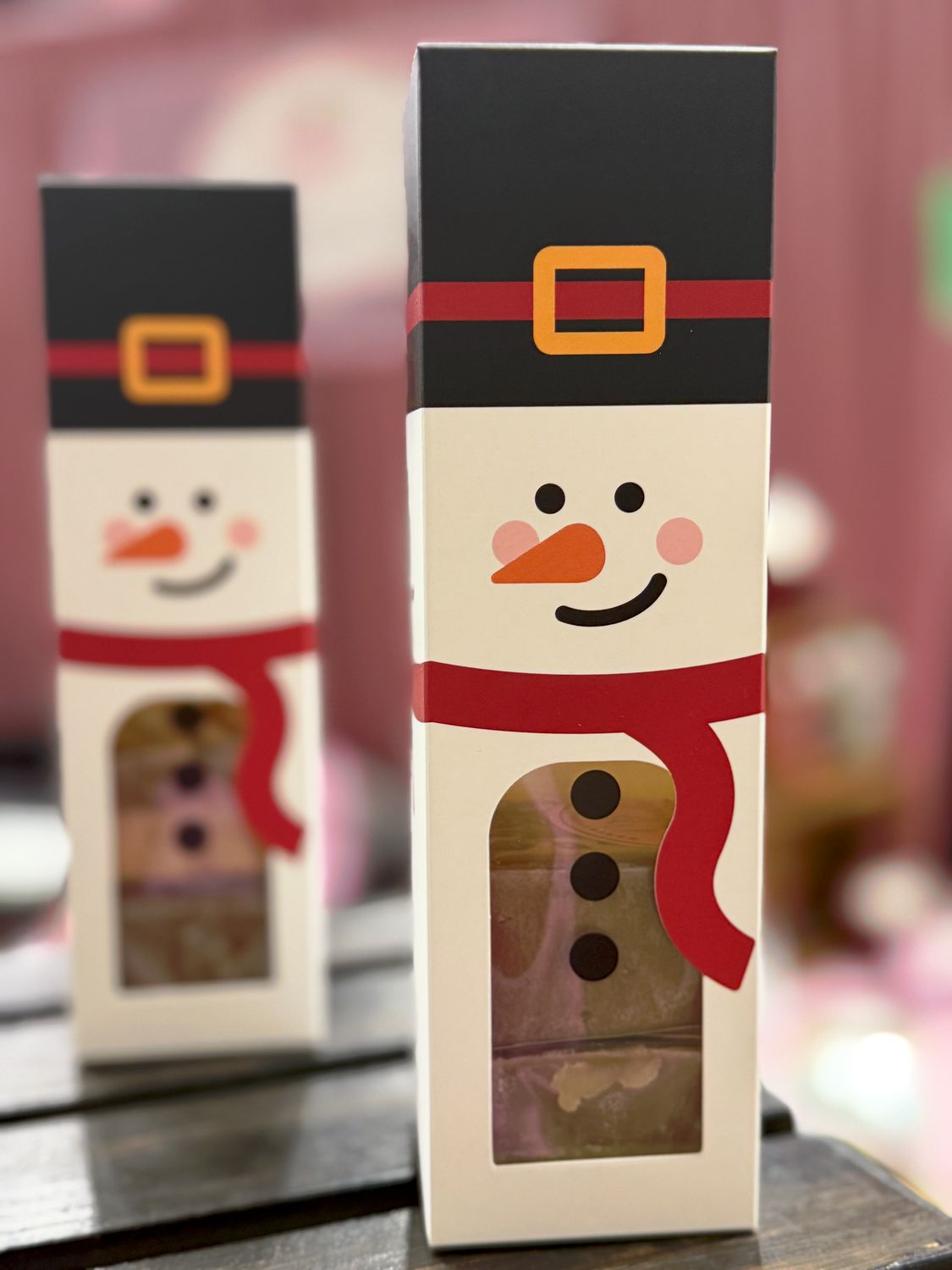 Snowman Fudge Gift Box