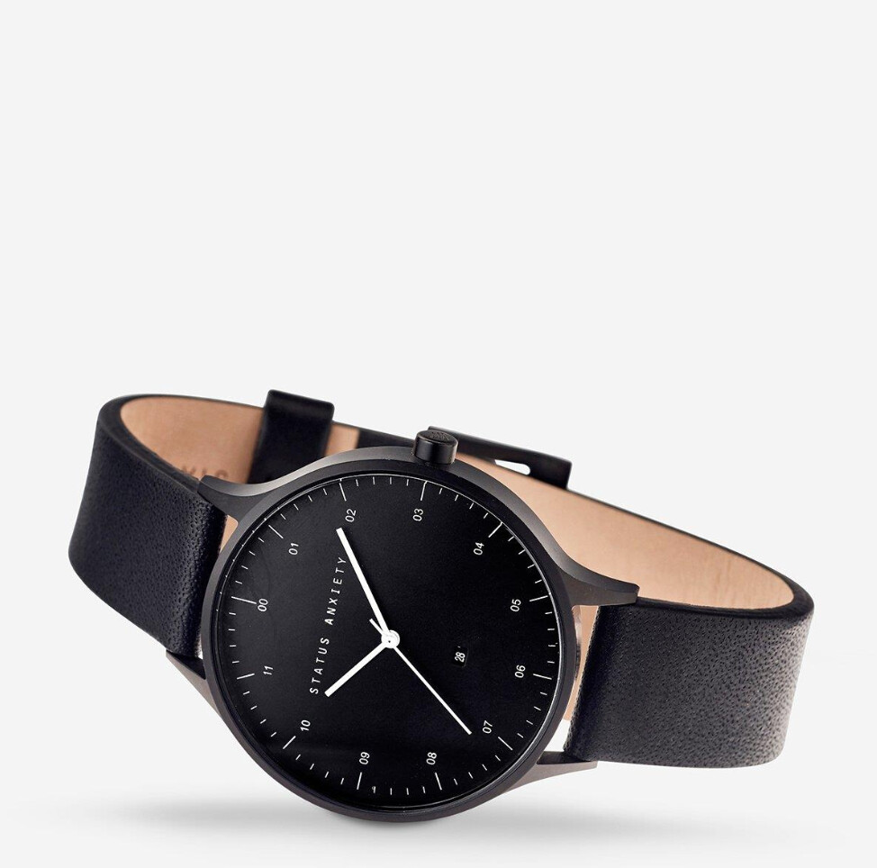 Status Anxiety Inertia Watch, Colour: Black/Black