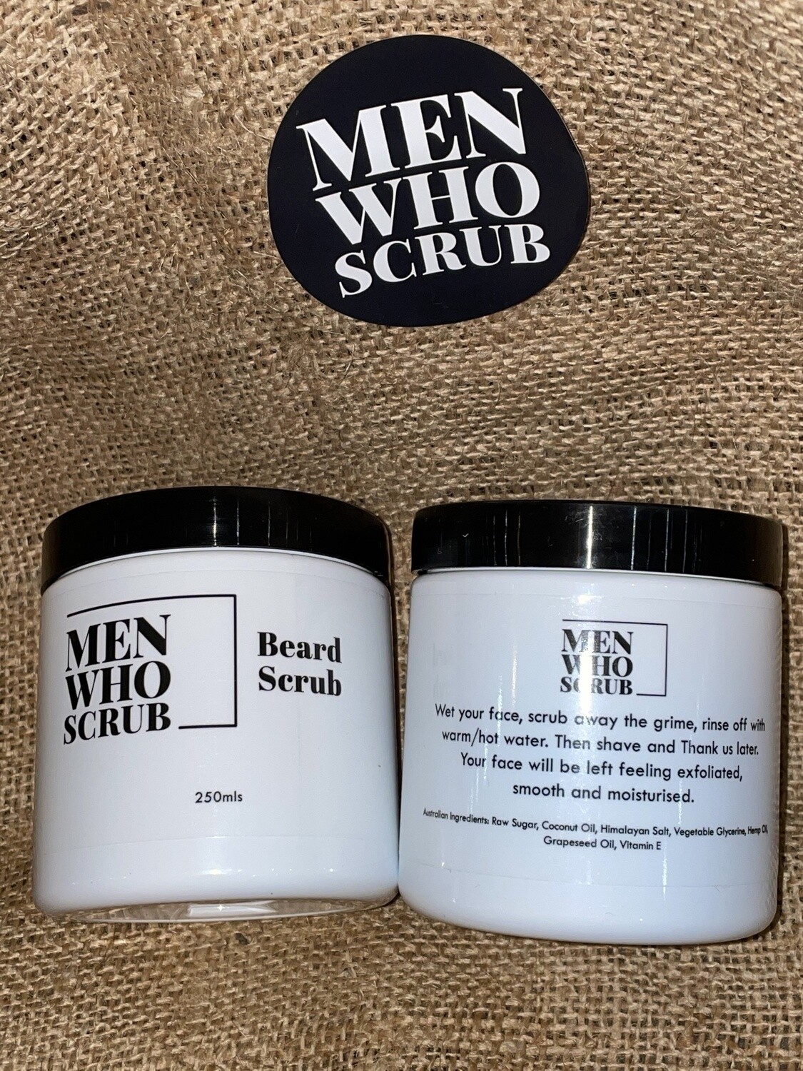 MenWhoScrub Beard Scrub