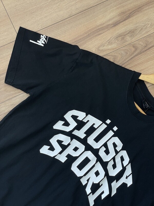 Stussy Mens Sport 50/50 SS Tee/ BLK