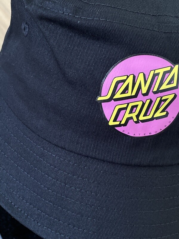 Santa Cruz Other Dot Bucket Hat / Blk