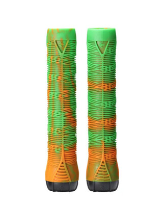 Envy Scooter Hand Grips (pair) V2/ GRN-ORNG