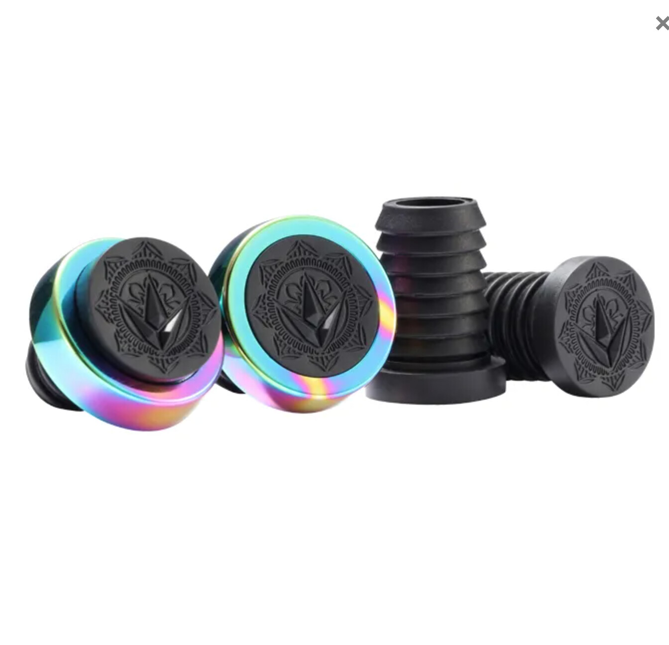 Scooter Bar Ends - Oil Slick