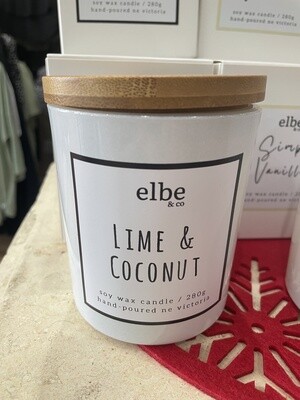 Elbe &amp; Co Coconut &amp; Lime Candle