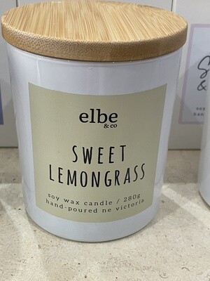 Elbe &amp; Co Sweet Lemongrass Candle