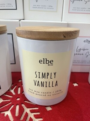 Elbe & Co Simply Vanilla Candle