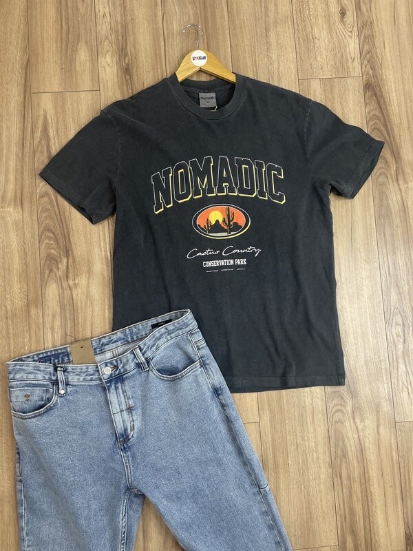 Nomadic Conservatory Relaxed Tee/ Asphalt