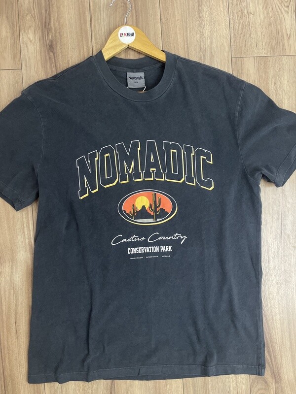 Nomadic Conservatory Relaxed Tee/ Asphalt