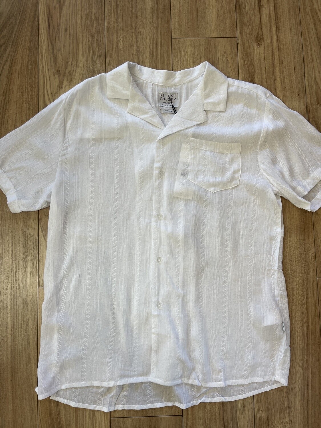 Silent Theory Acadia SS Shirt / White