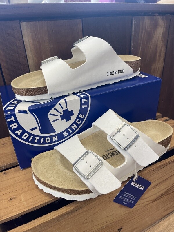 Birkenstock Arizona Birko-Flor/ White
