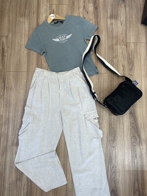 Silent Theory Vintage Baby Tee / Blue