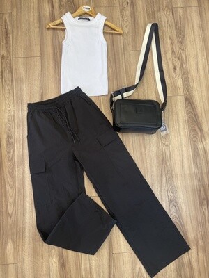 Stussy Nylon Cargo Pant/ Black