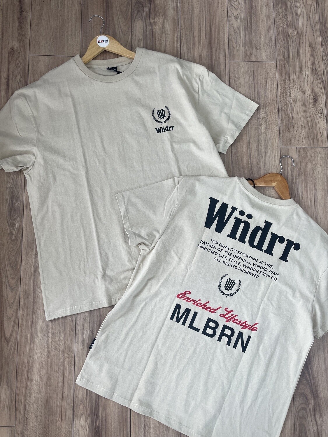 Wndrr Archive Smu Box Fit Tee/ Tan