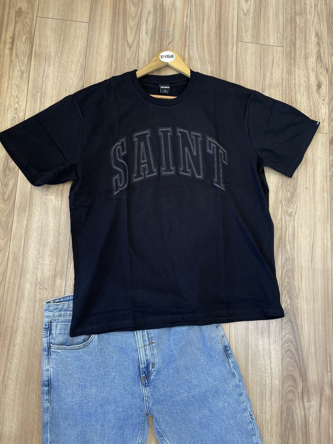 St Goliath Saint Heavy Weight Tee/ Black