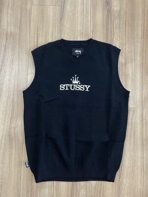 Stussy Glamour Knit Vest / Black
