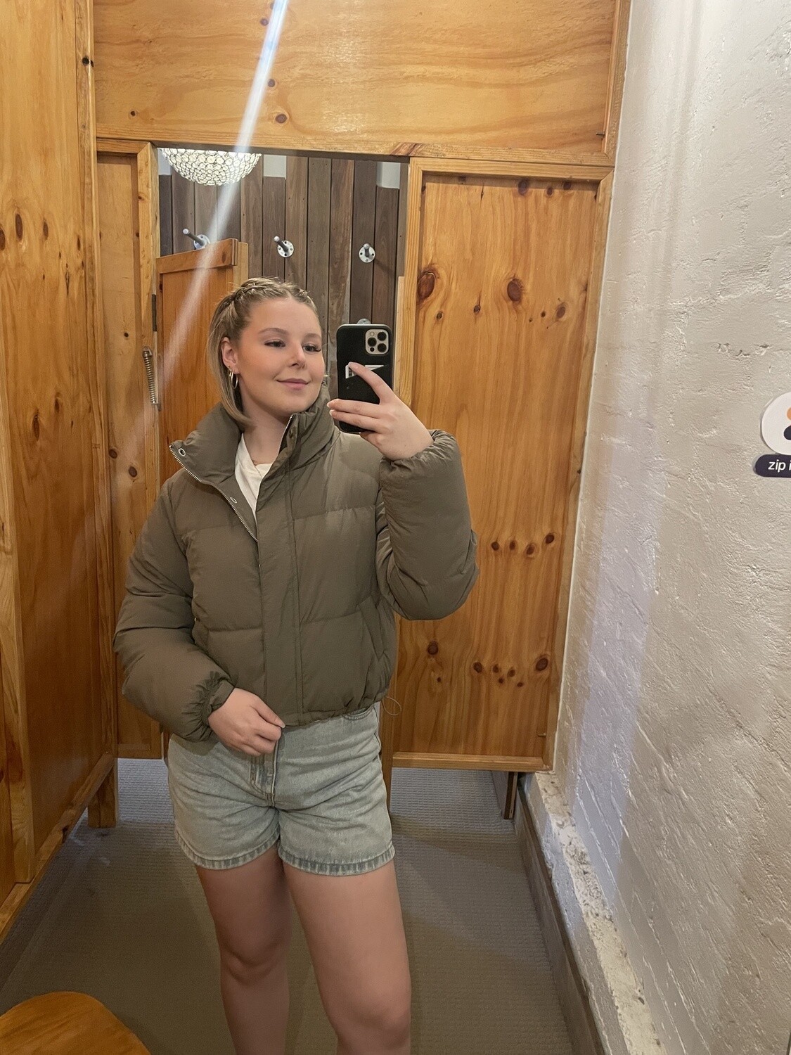 Nude Lucy Topher Puffer Jacket/ Ash