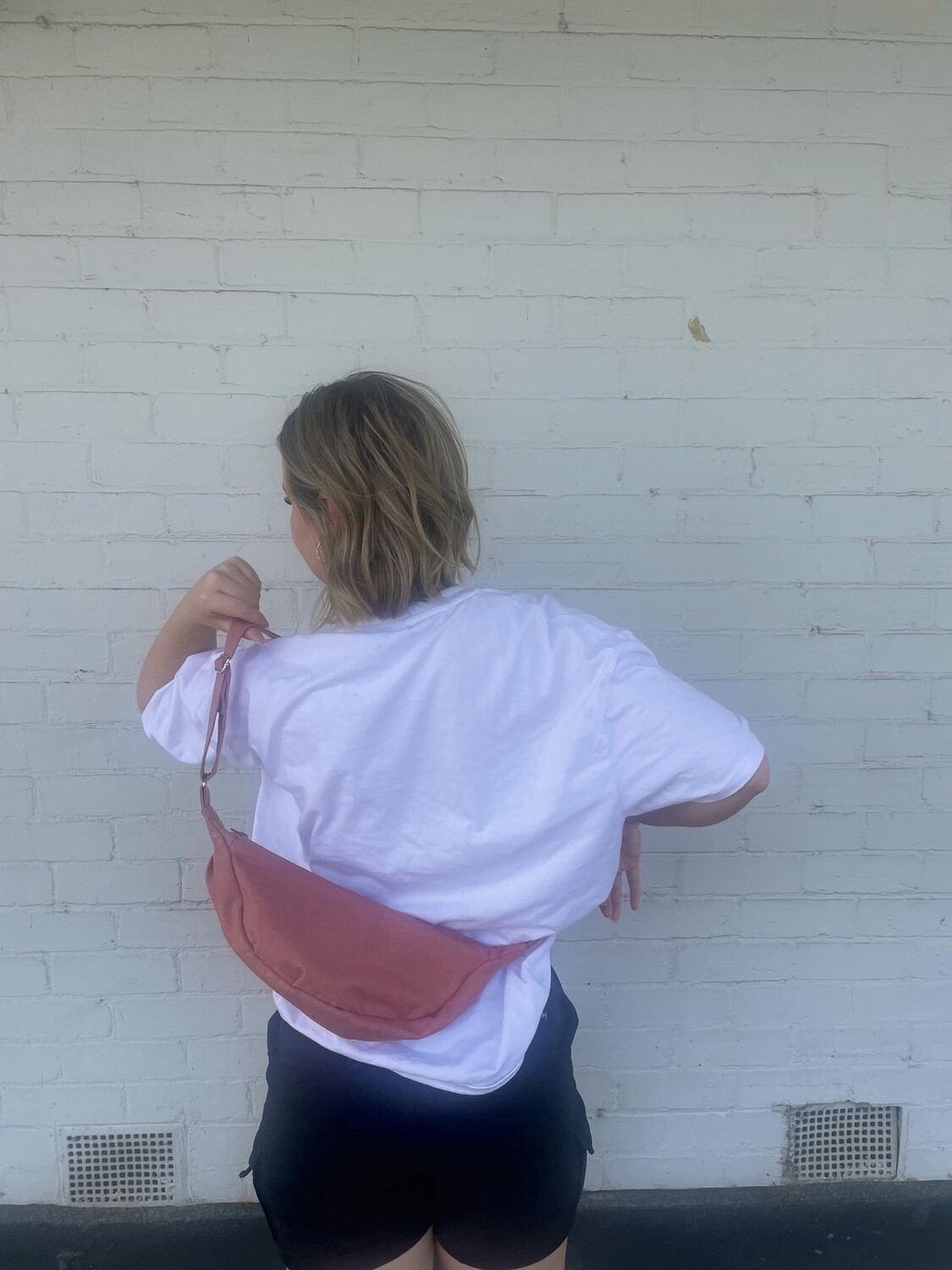 Crossbody Bag/ Salmon