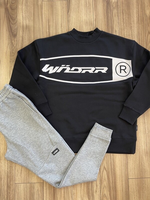 WNDRR Rothman Crew Sweat/ Black