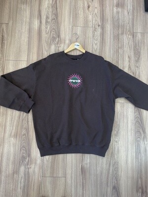 Afends Solar Flare Recycled Crew Neck / Coffee