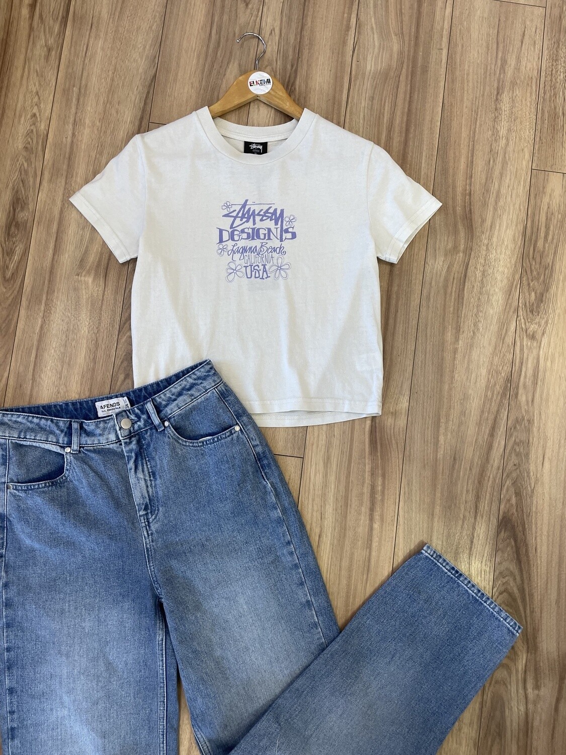 Stussy Laguna Beach Slim Tee/Beige