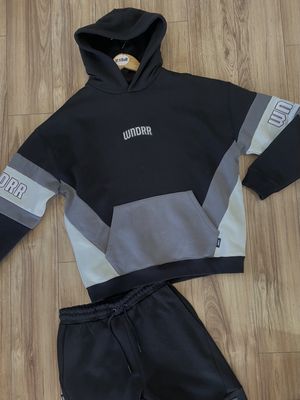 WNDRR Latch Panel Hood Sweat / Black