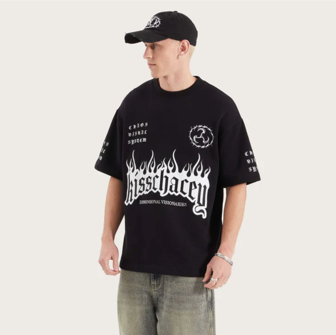 KSCY System Loopback Street Tee / Blk