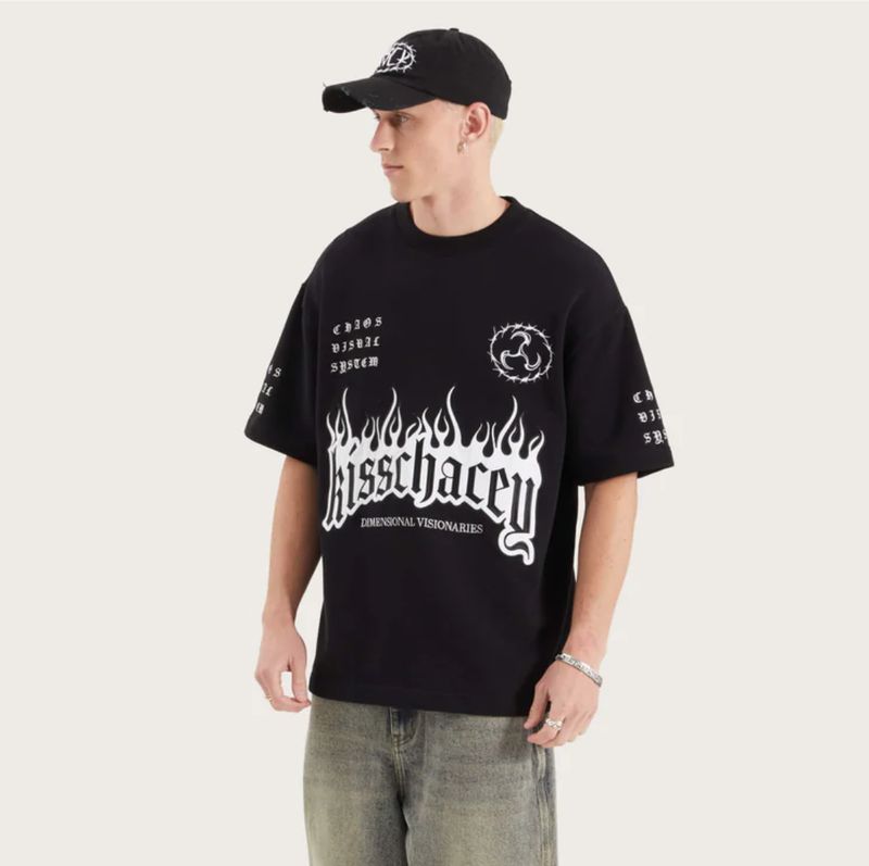 KSCY System Loopback Street Tee / Blk