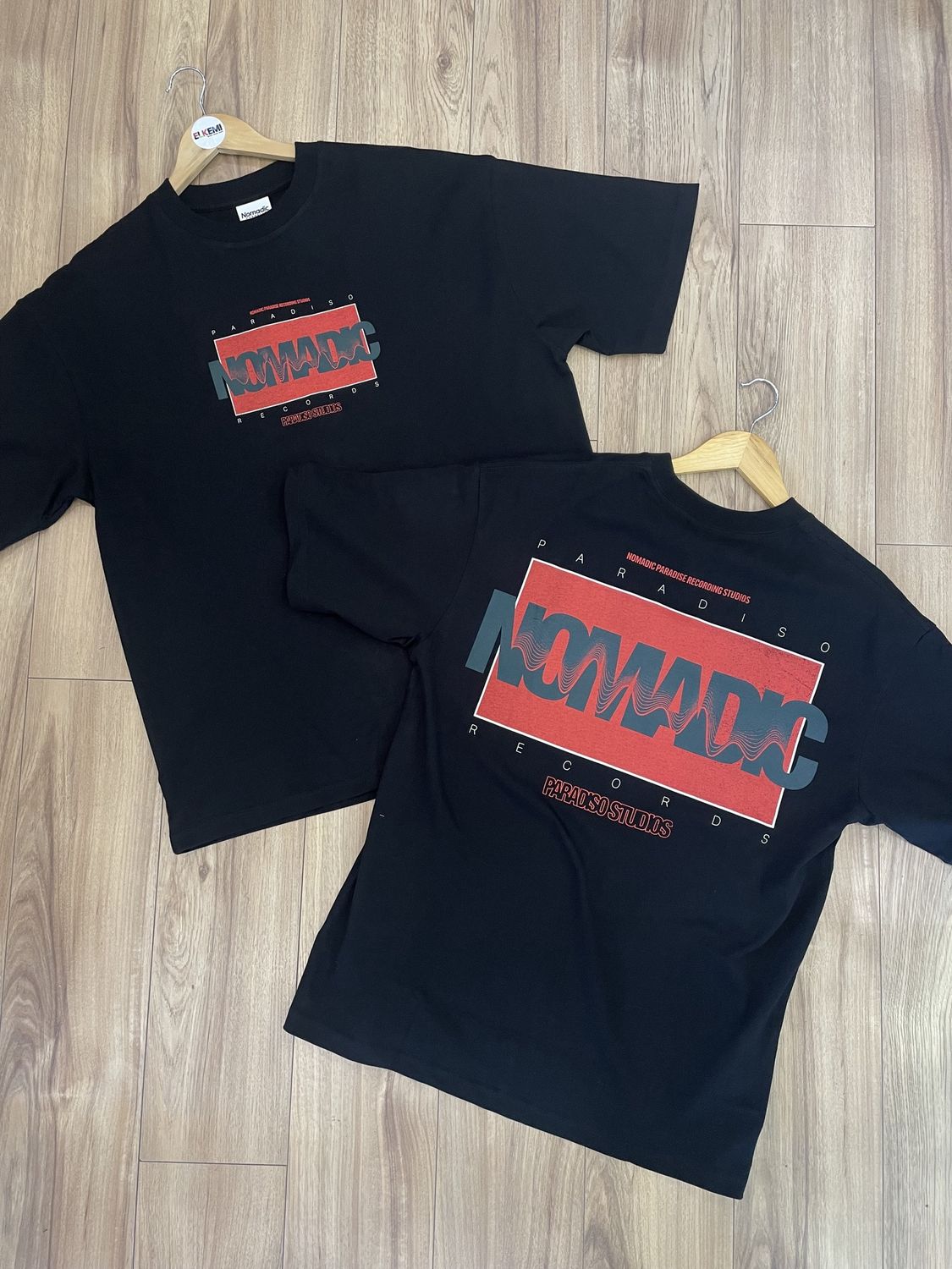 Nomadic Records Street Tee/Blk