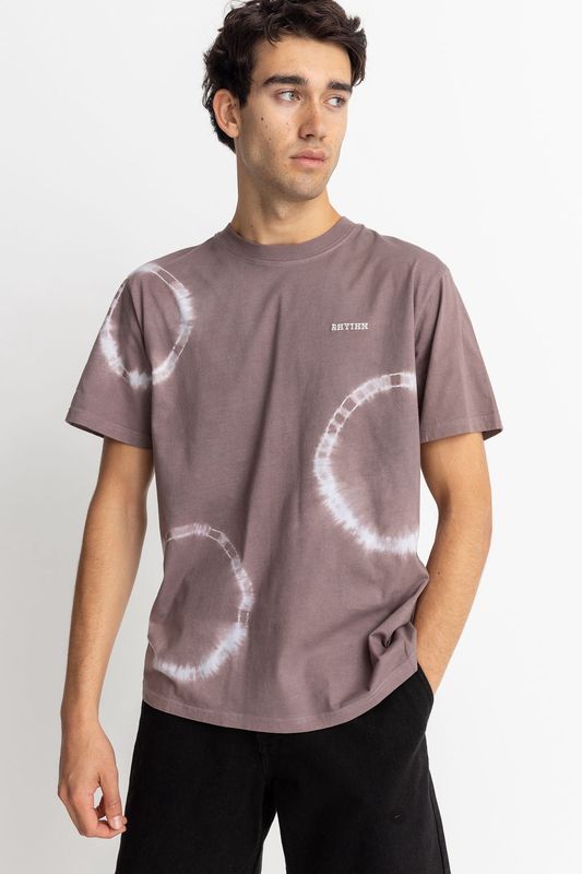 Rhythm Tie Dye SS T-Shirt/ Plum