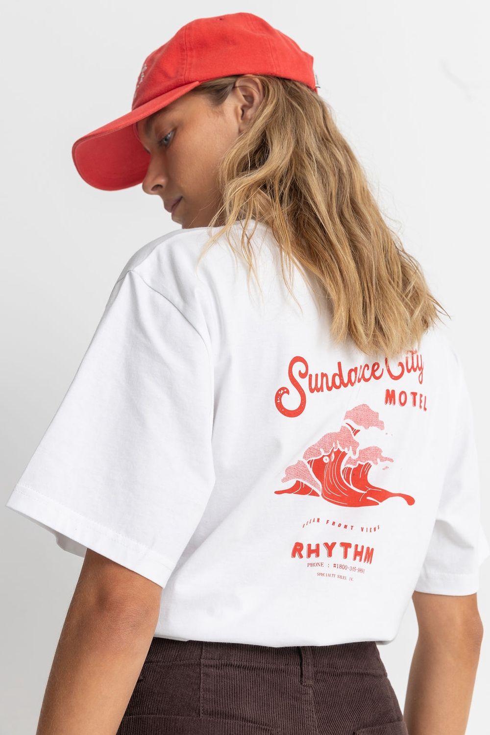 Rhythm Motel Oversized T-Shirt / Wht