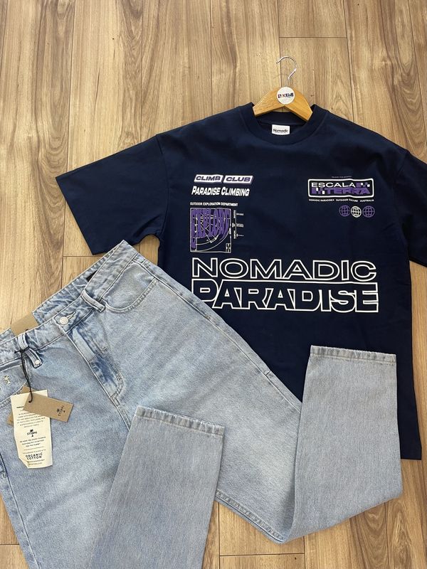 Nomadic Radar Street Tee / Navy Blue