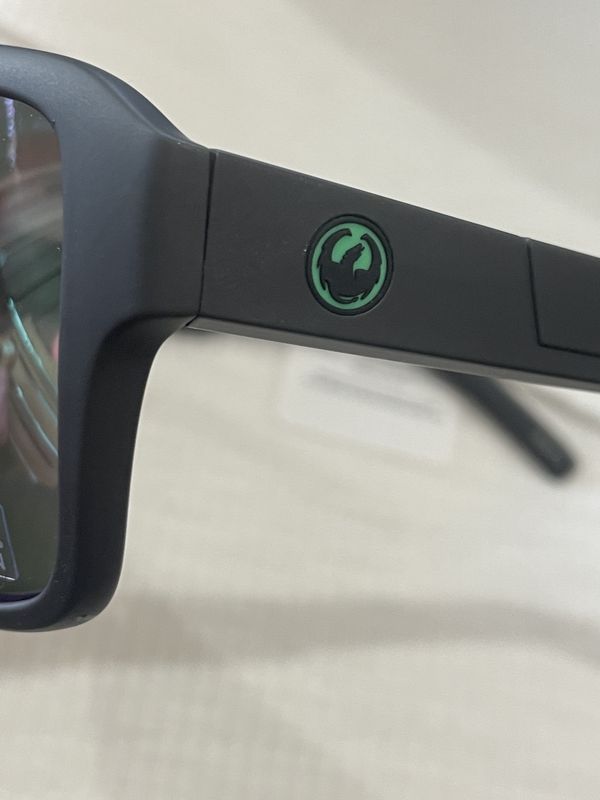 DRAGON THE JAM Matte Black H2O w/ LUMALENS Green Ion Polar