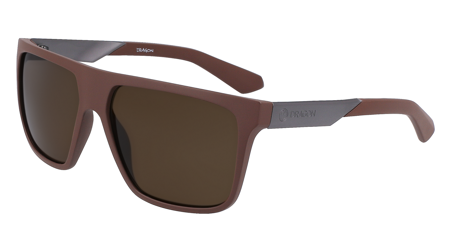DRAGON VINYL Matte Dark Brown w/ LUMALENS Brown Polar