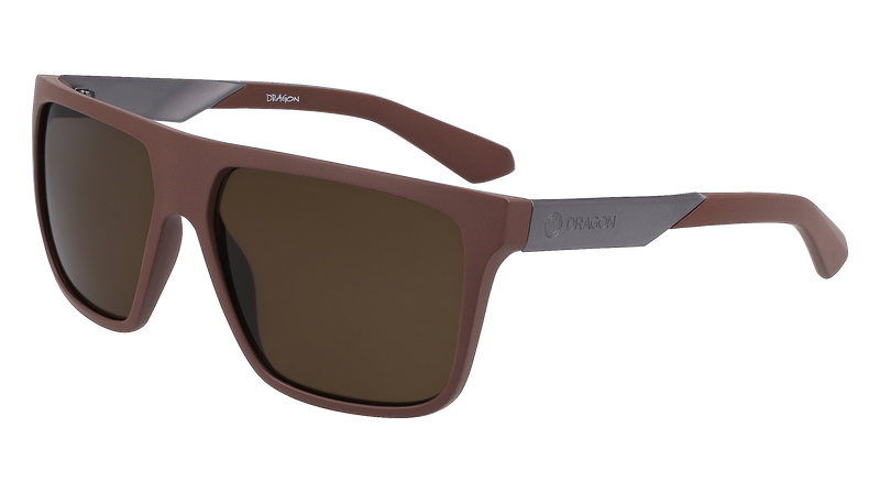 DRAGON VINYL Matte Dark Brown w/ LUMALENS Brown Polar