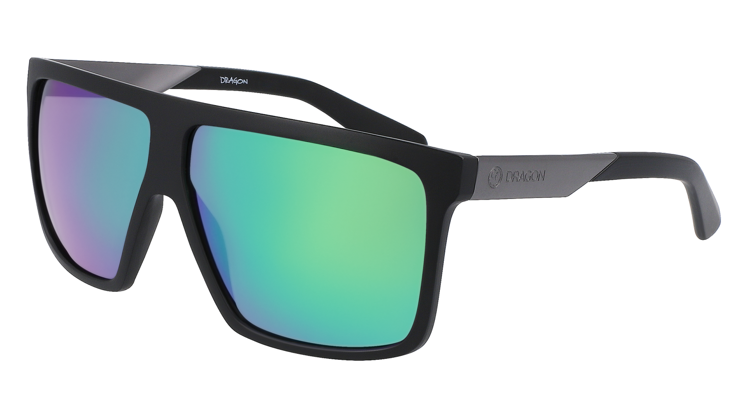 Dragon ULTRA Matte Black w/ LUMALENS Green Ion