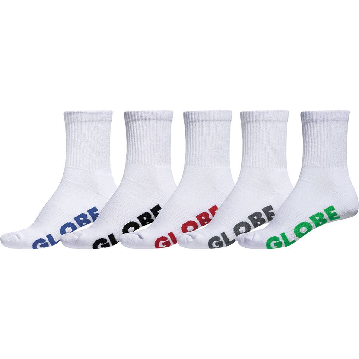 Globe Stealth Crew 5pack/WHT [7-11MENS]