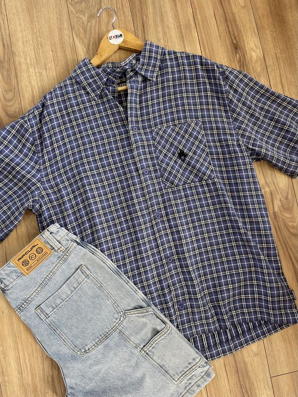 Afends Shipwreck Recycled Short Sleeve Shirt / Marlin