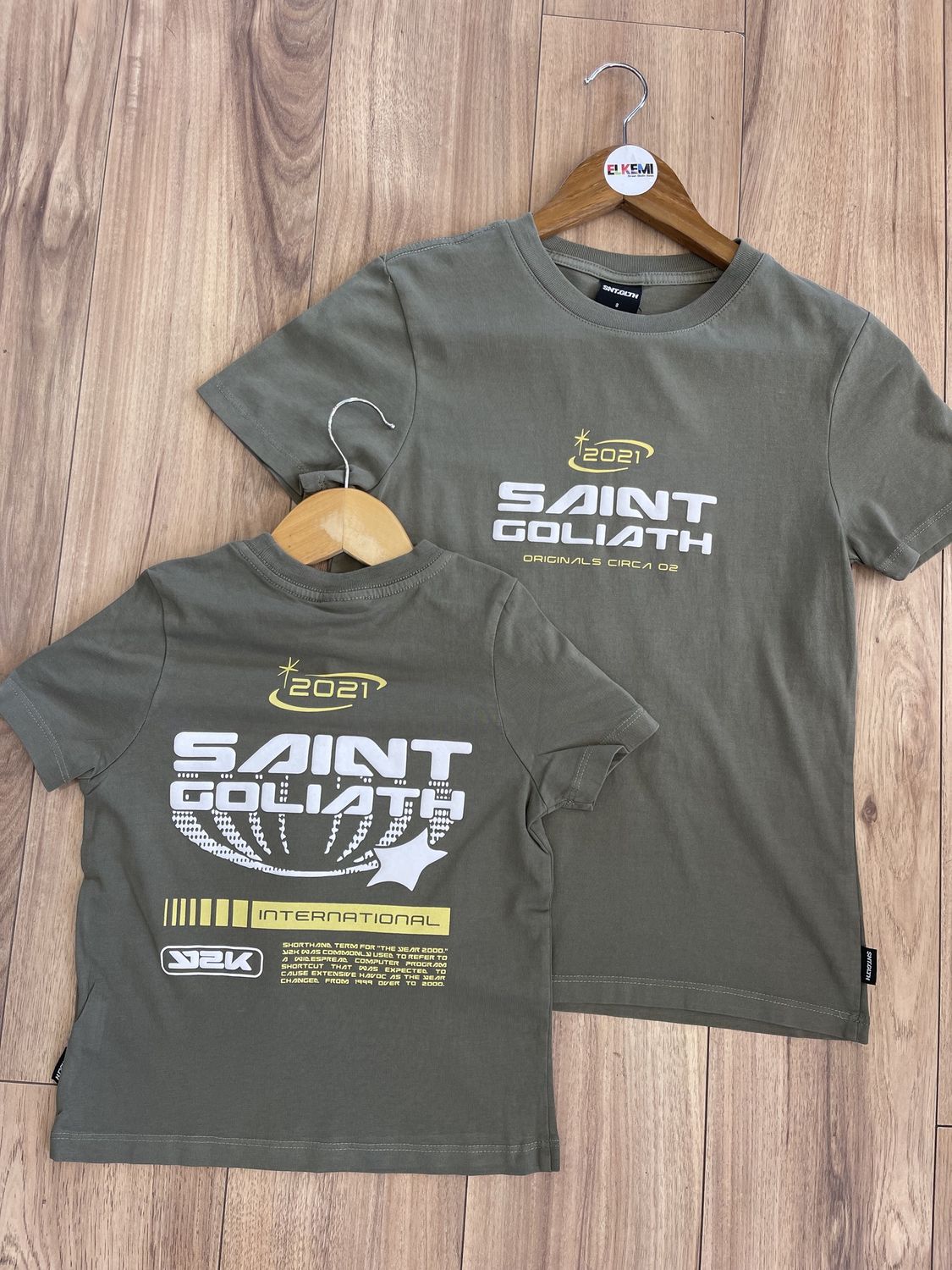 St Goliath Boys Star Tee / Khaki [8-16YEARS]
