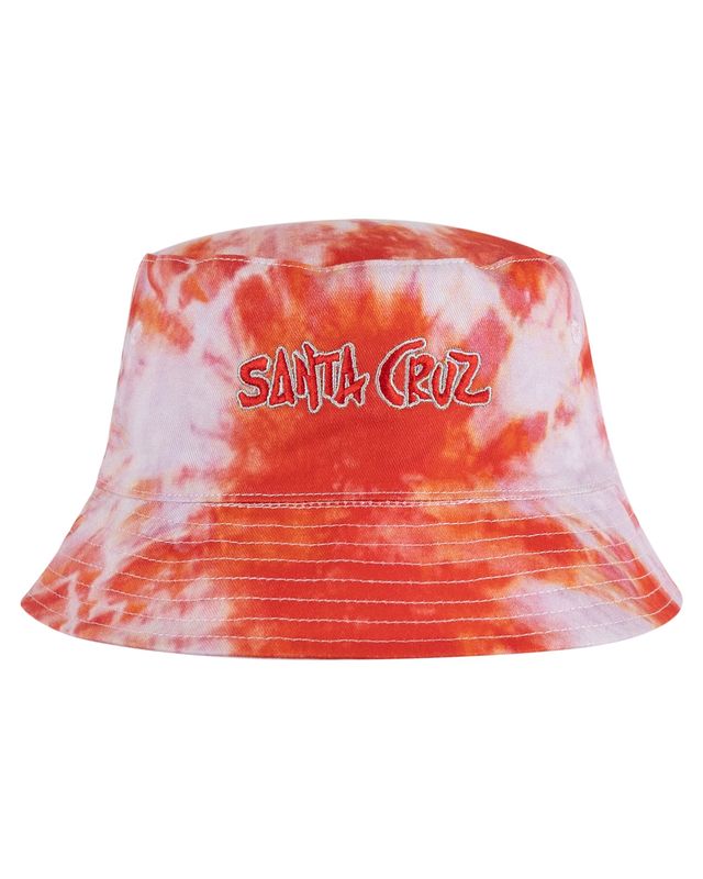 Santa Cruz Reversible Bucket Hat / Rose Tie Dye