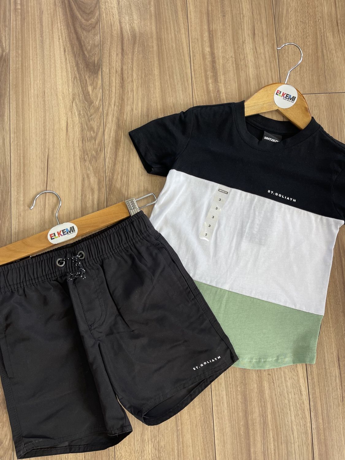 St Goliath Boys Splice Tee / Fern [3-7YEARS]