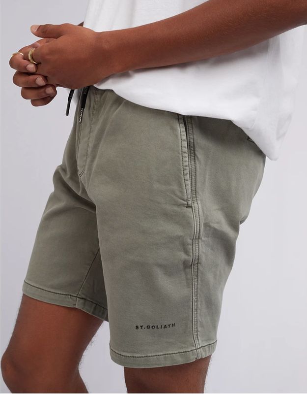 St Goliath Mens Fairhaven EW Hybrid Short/ Olive