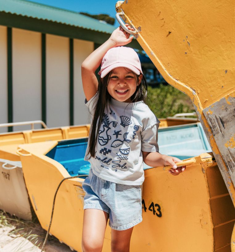 Eve Girl Luce Del Sole Tee / Blue [3-7YEARS]