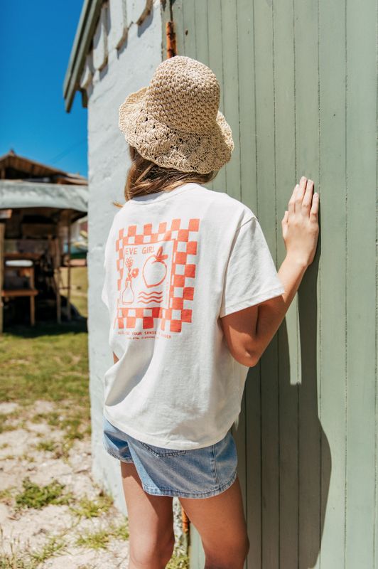 Eve Girl Wonder Tee / Vintage White [8-16YEARS]