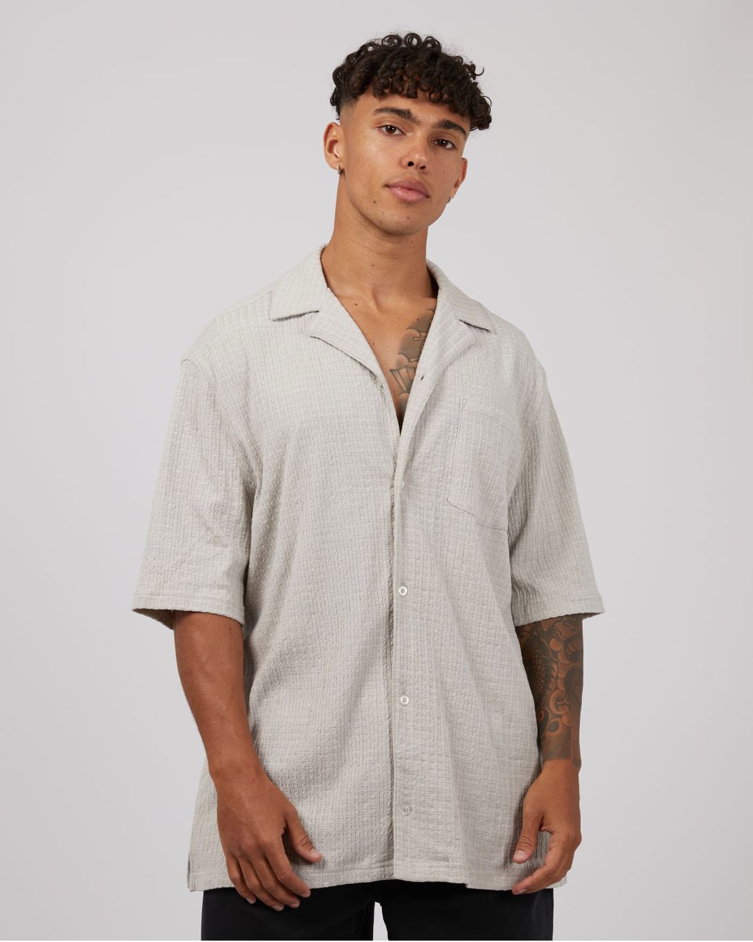 St Goliath Otta Short Sleeve Shirt/ Grey