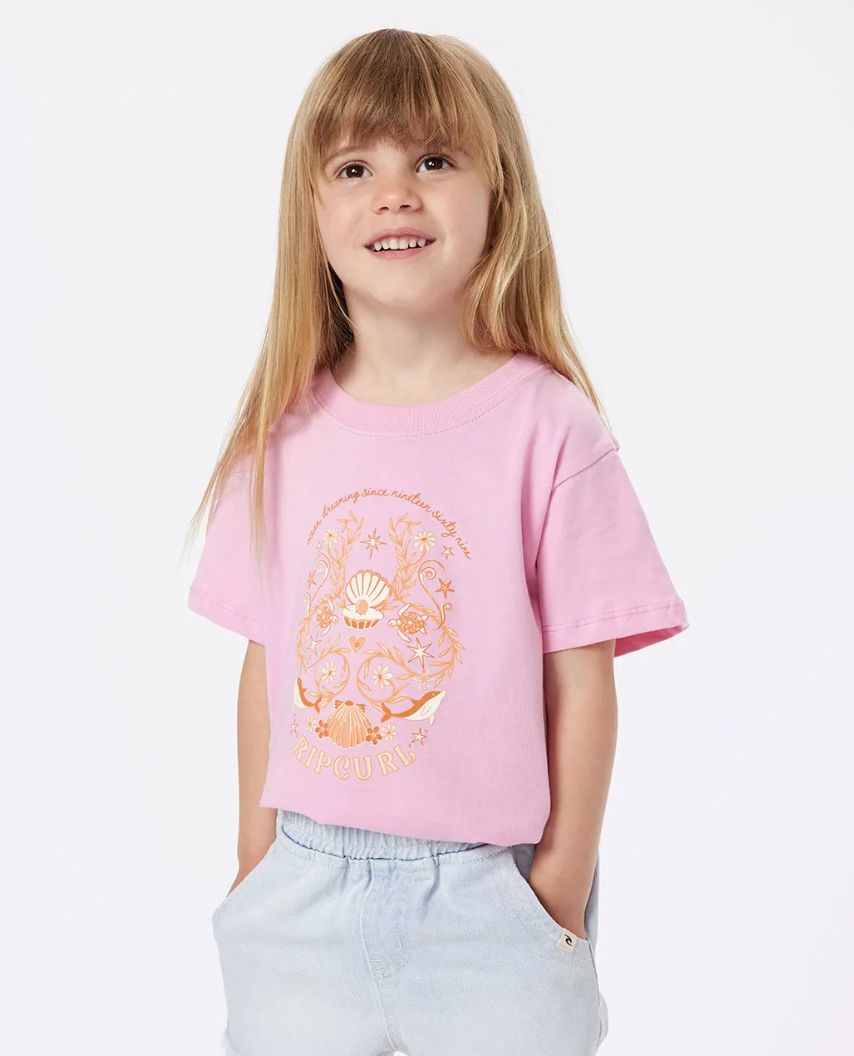 Rip Curl SunKissed Dreams Art Tee/BPink [3-8YEARS]
