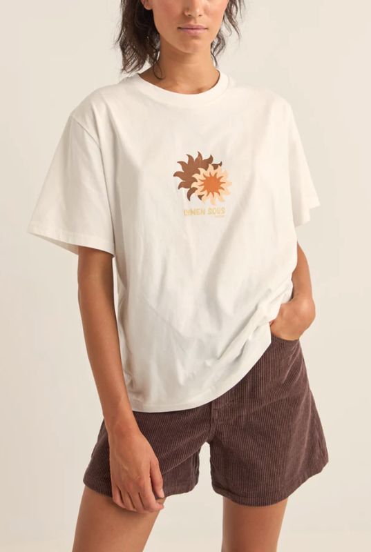 Rhythm Solis Oversized T-Shirt/ Vintage White
